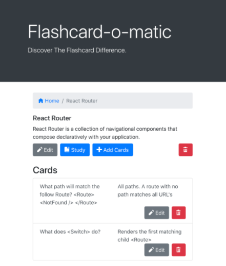 Flashcard-o-matic